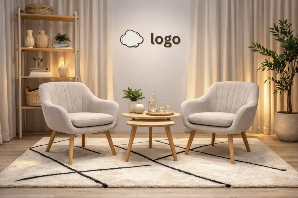 Estúdio de Podcast no Porto com cenário personalizável